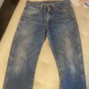 Rustler Straight Leg Blue Jeans